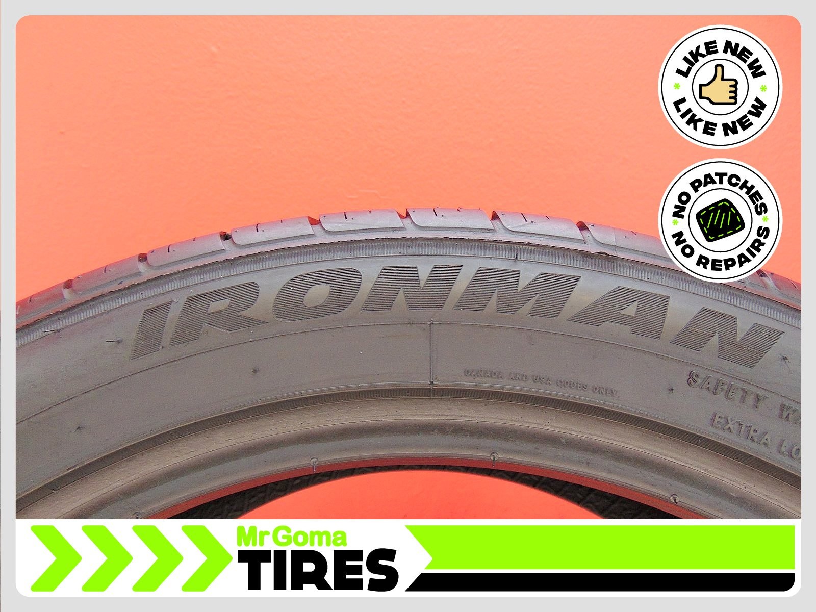 2 IRONMAN IMOVE GEN3 AS XL 245/45ZR19 USED TIRES 9.6/32 TREAD NO PATCH 2454519