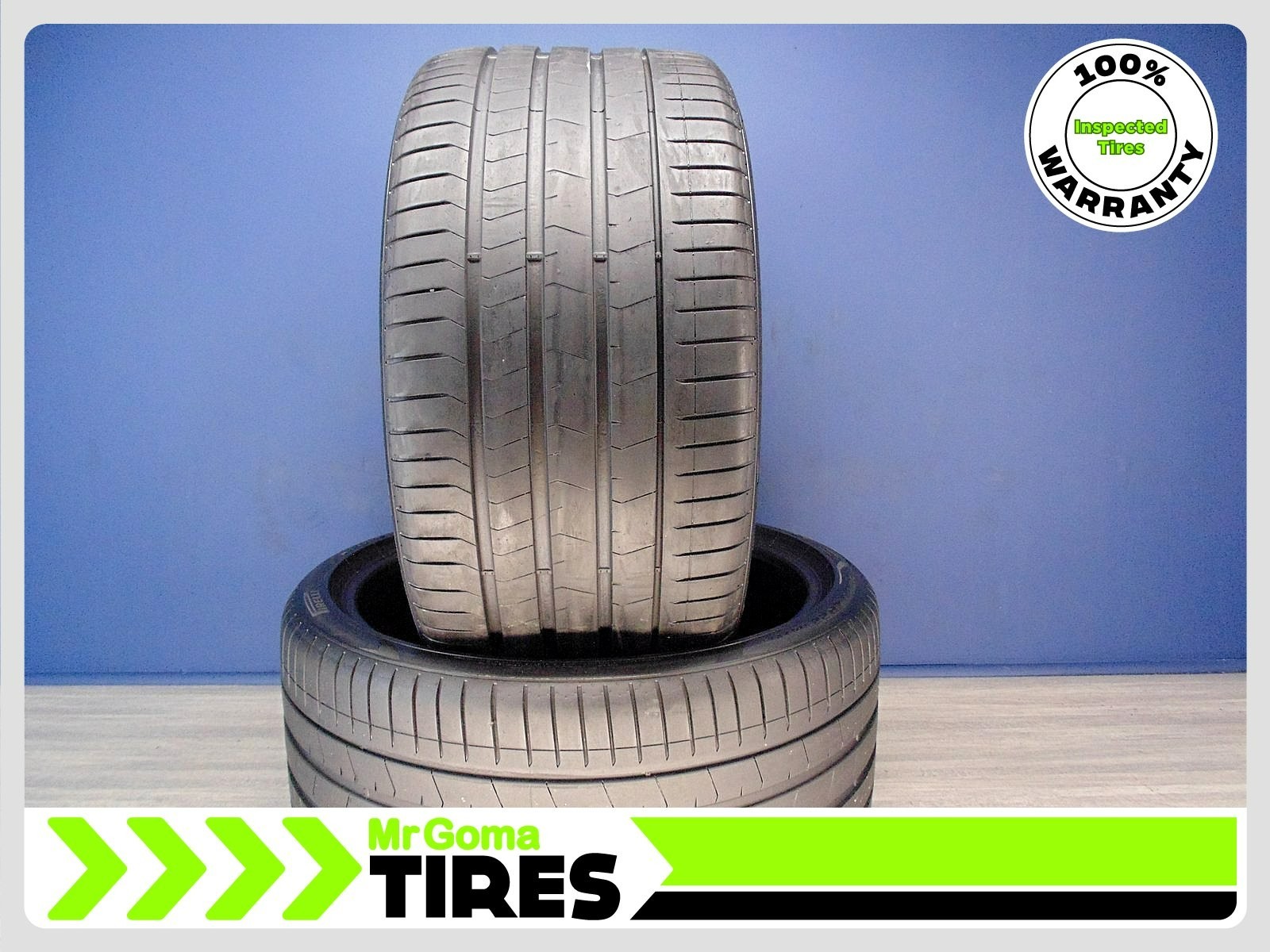 2 PIRELLI P ZERO TM PZ4 B XL 315/30R22 USED TIRES 7.6/32 TREAD 107Y 3153022