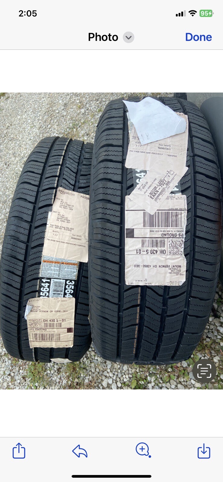 tires 254/60 Star fire
