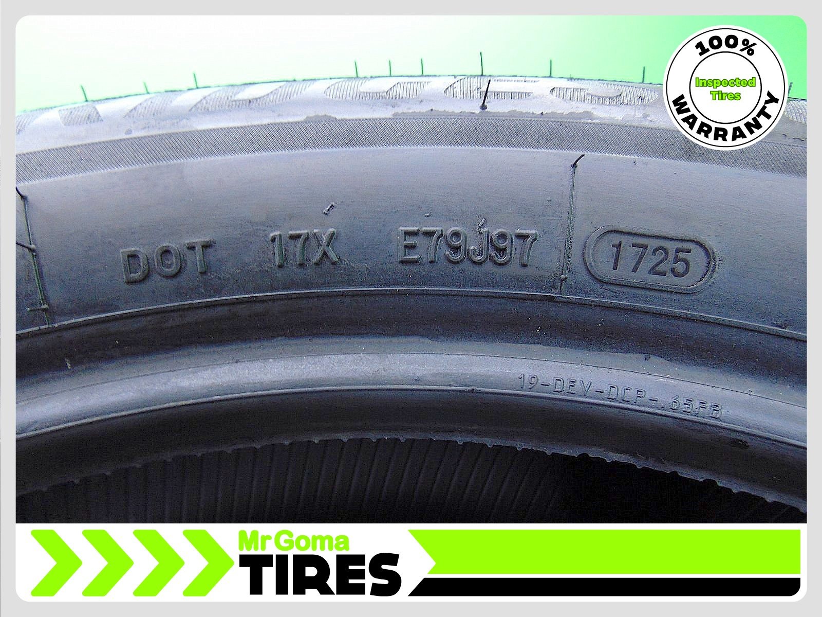 4 235/55R19 USED TIRES BRIDGESTONE TURANZA EL440 8.0/32 TREAD 101H 2355519
