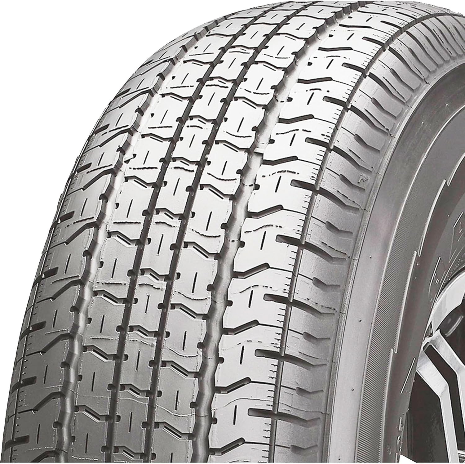 Durable ST205/75R14 Non-Directional Trailer Tire – Scuff Guard Enhancements
