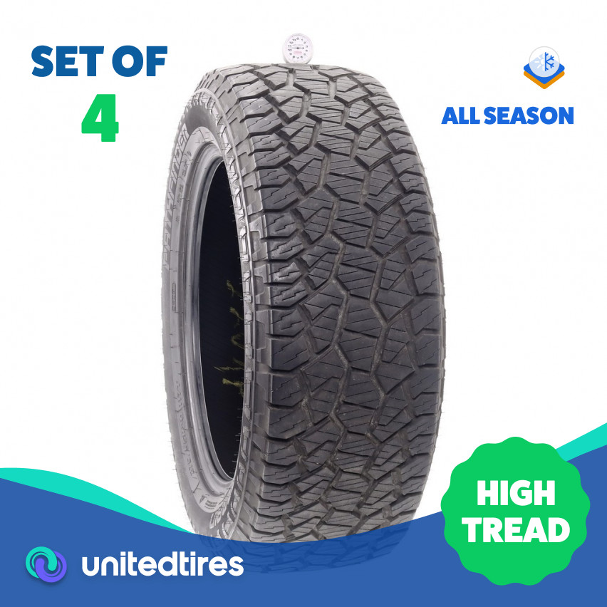 Set of (4) Used 275/55R20 Pathfinder All Terrain 117T – 10.5/32