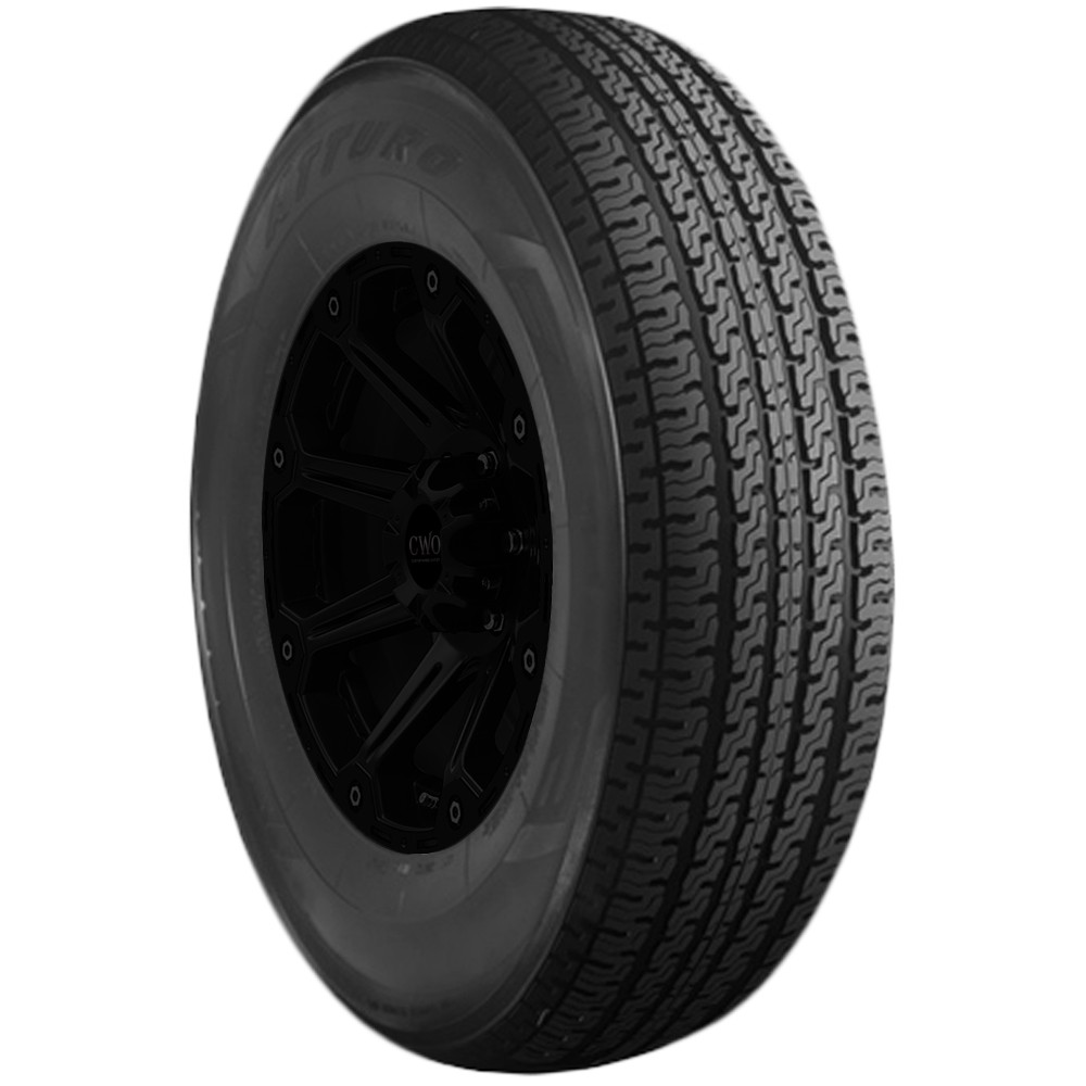 ST235/80R16 Atturo ST300 123/119M LRE Black Wall Tire