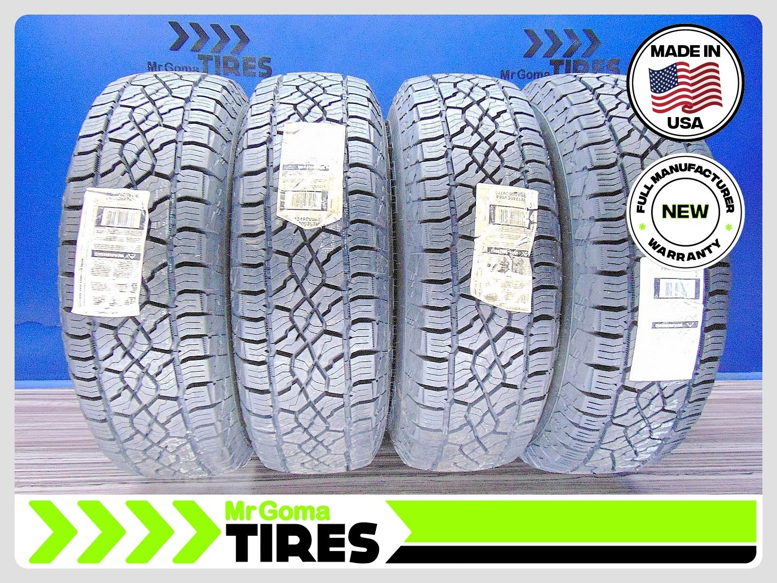 4 BRAND NEW COOPER MASTERCRAFT COURSER TRAIL 245/75R16 TIRES 111T 2457516