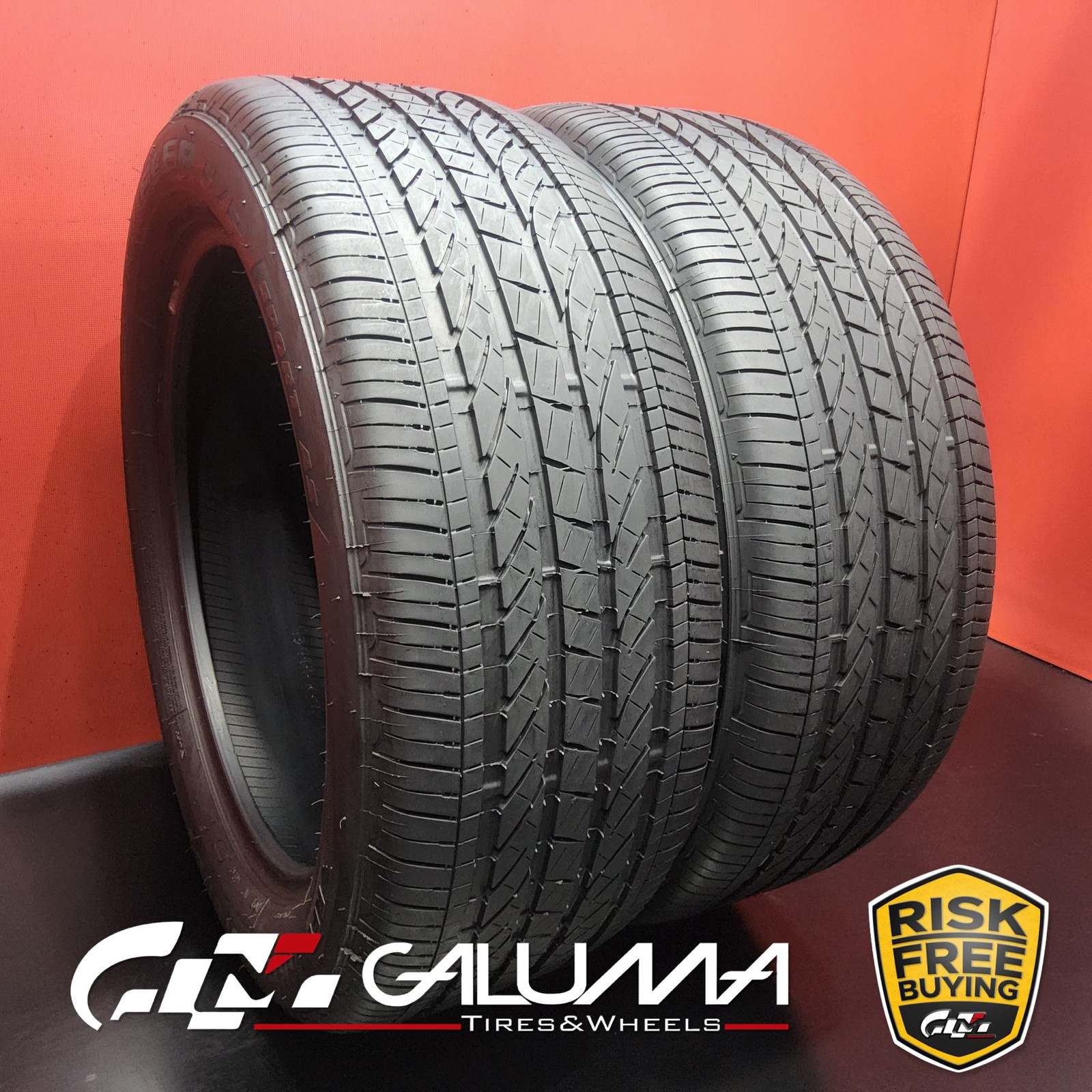 Set of 2 Tires Bridgestone Dueler H/P Sport AS RFT ★ Run Flat XL 245/50R19 93999