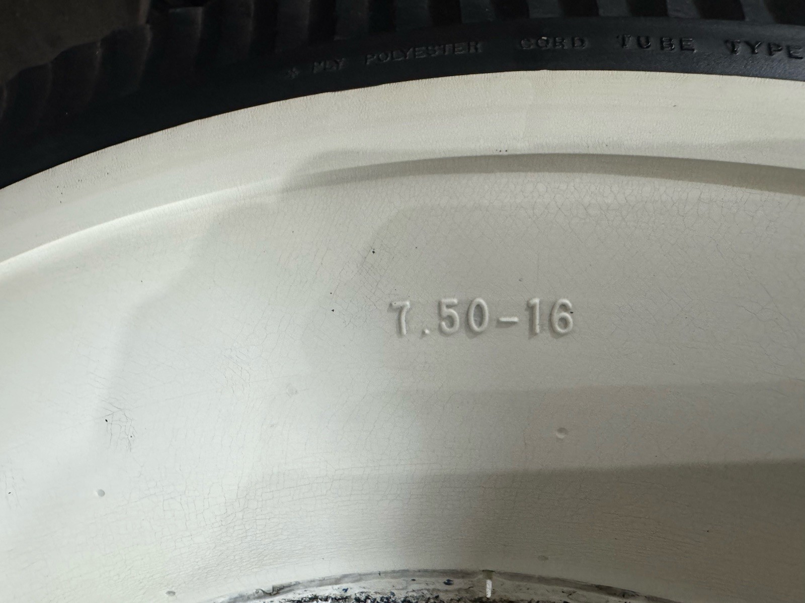 Set Of Firestone Bias Ply Wide White Hot Rod Tires 16” Used