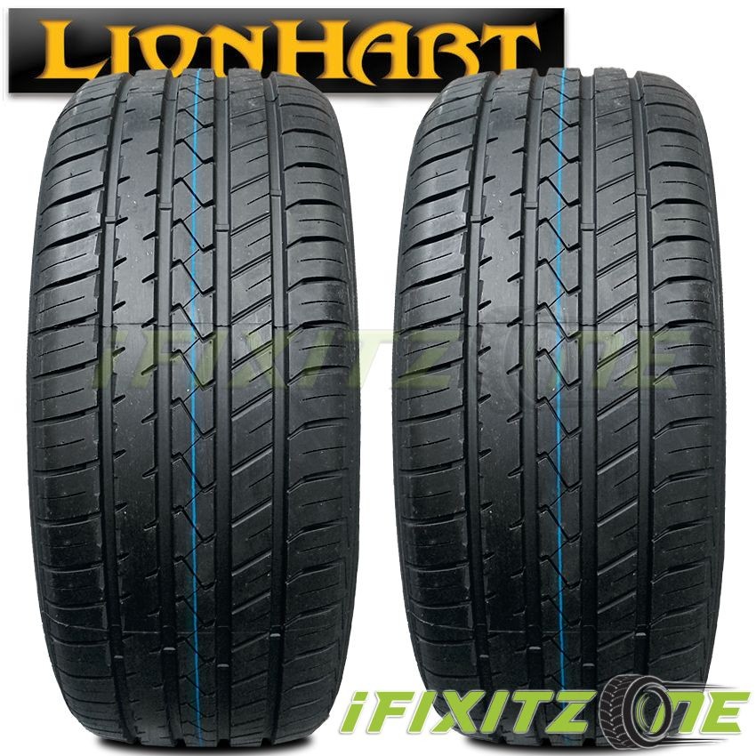 4 Lionhart LH-FIVE 265/40R22 106W Tires 40K Mileage, 320AA UTQG, Performance A/S