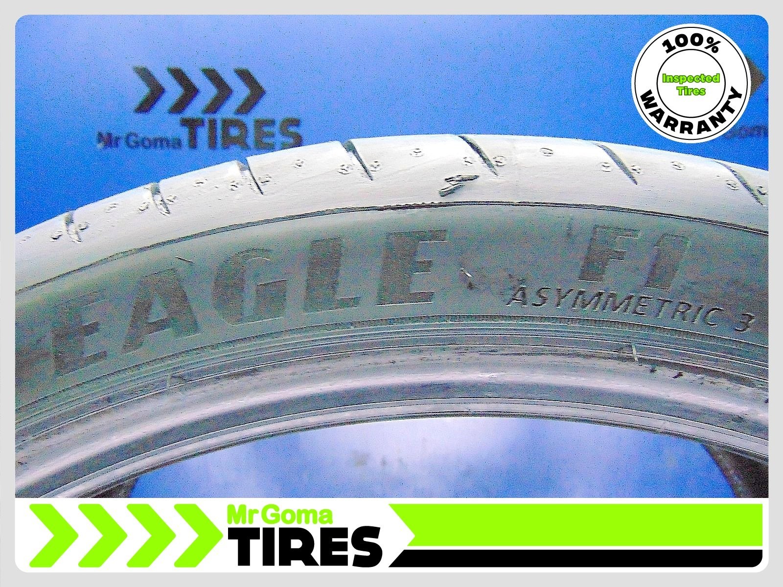 2 GOODYEAR EAGLE F1 ASYMMETRIC 3 NAO XL 305/30ZR21 – 6.3/32 Tread 3053021