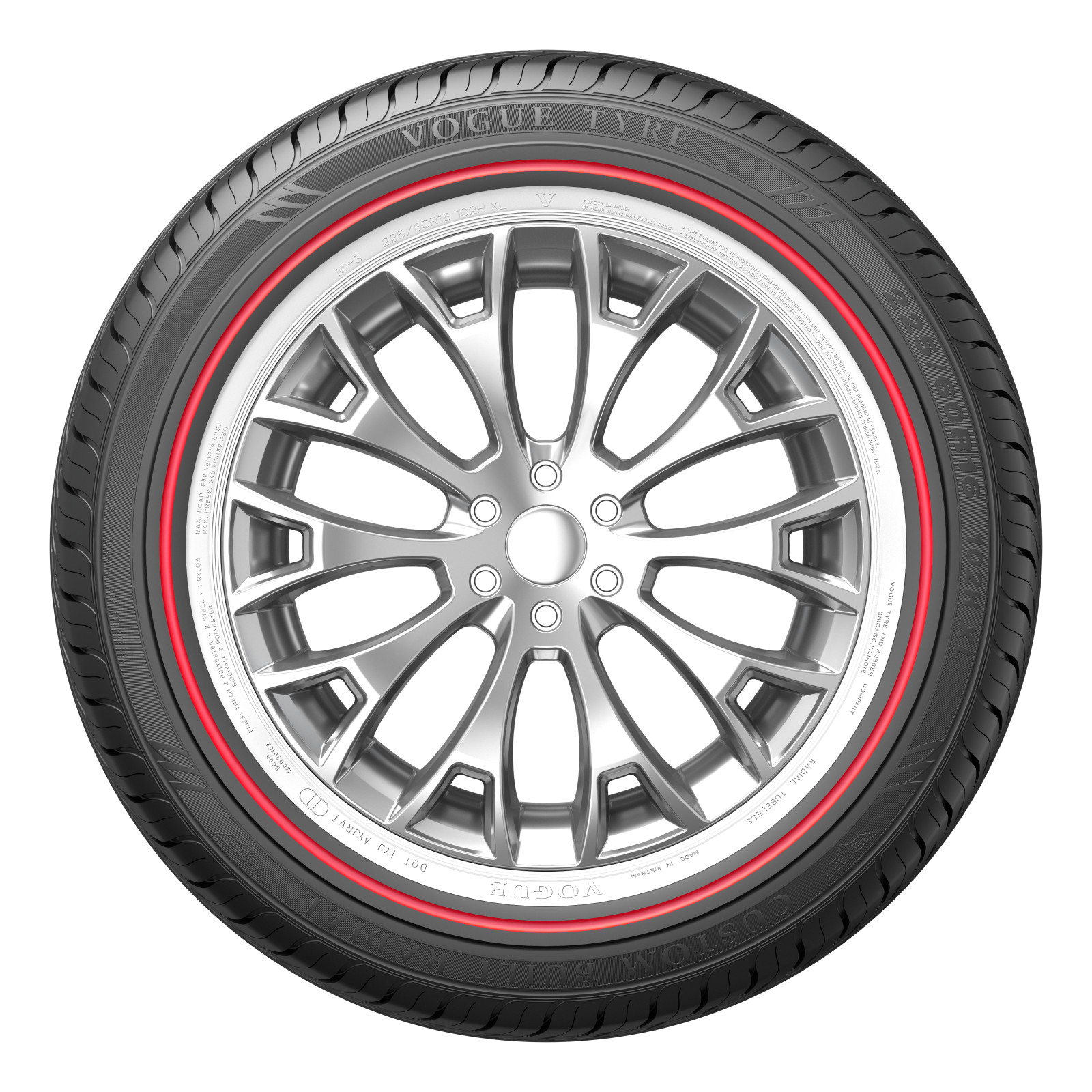 245/45R19 102V VOGUE CBR 21V RED STRIPE TIRE