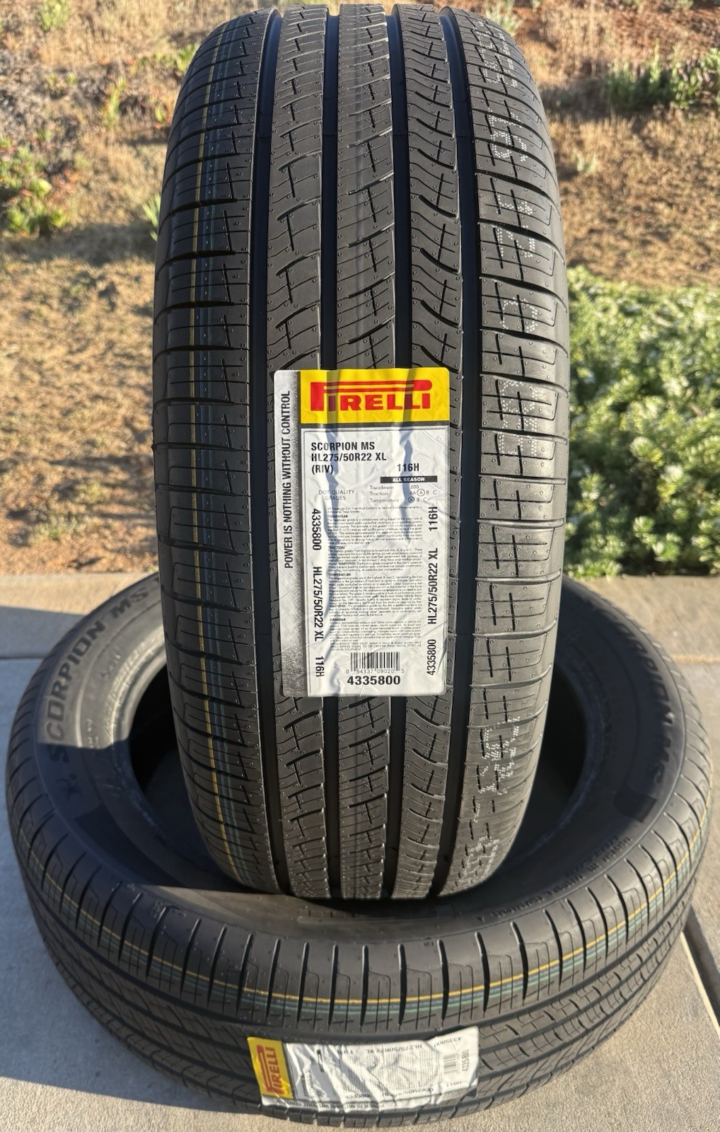 TWO BRAND NEW HL275/50R22 116H Pirelli Scorpion MS ELECT RIV Rivian R1S / R1T