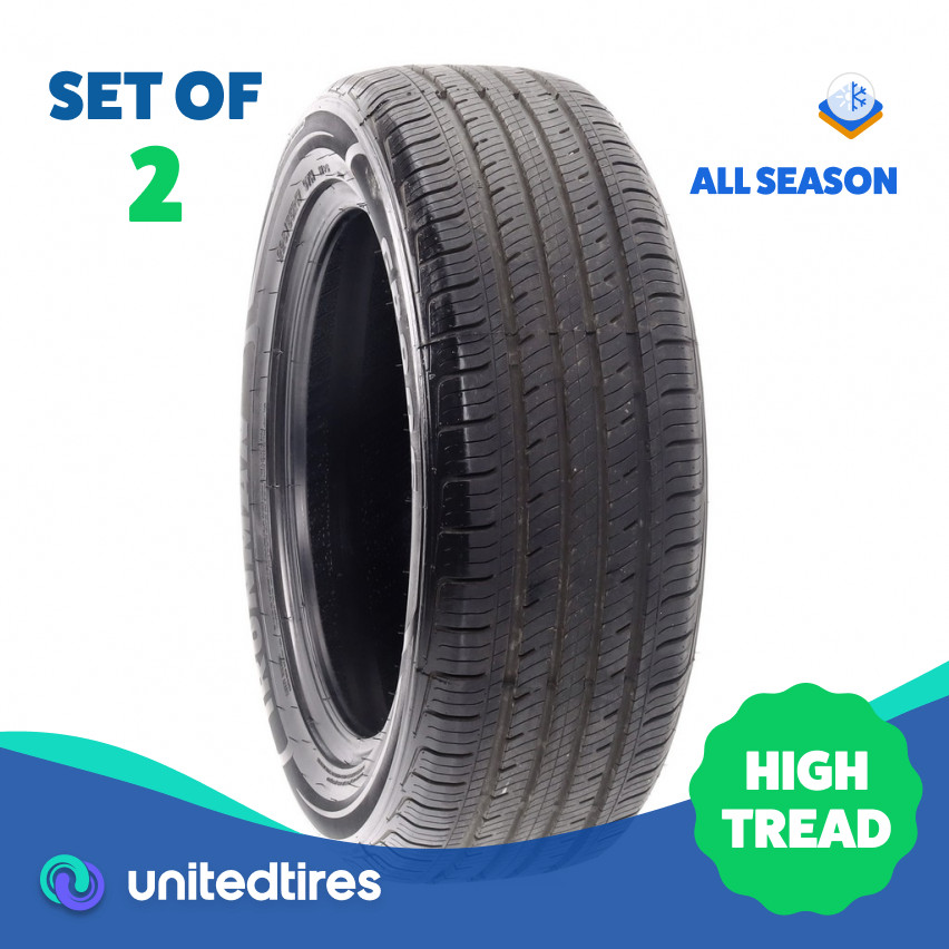 Set of (2) Driven Once 225/55R17 Ironman GR906 97H – 9/32