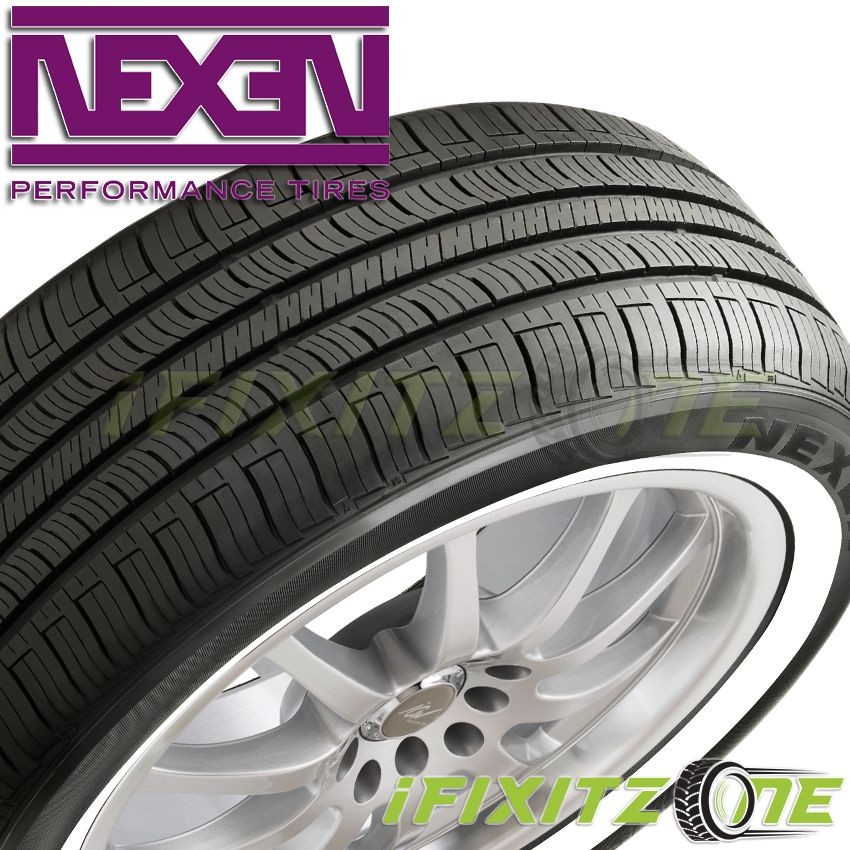 2 Nexen N’PRIZ AH5 225/75R15 102S White Wall All Season Tire 50000 Mile Warranty