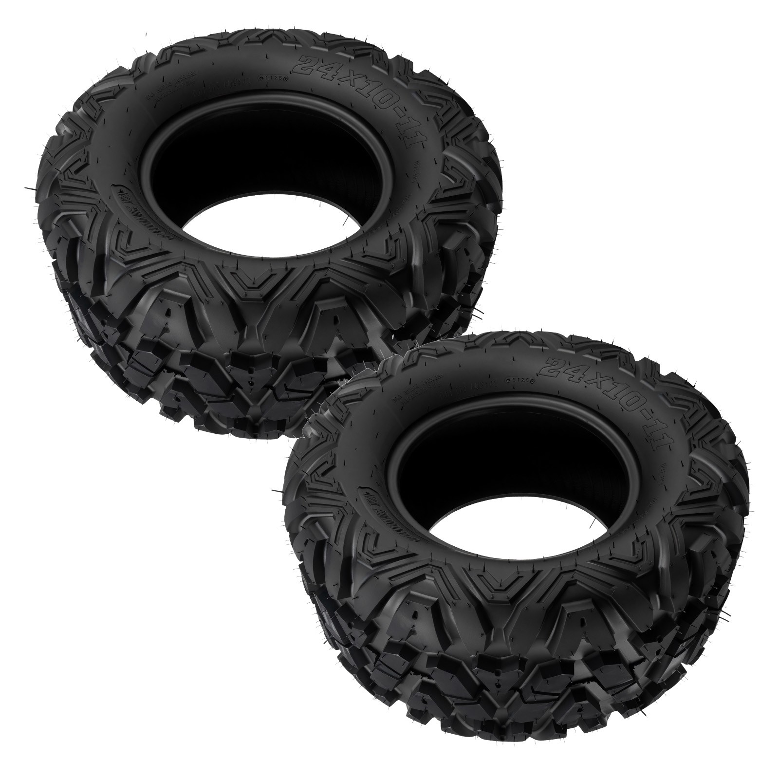 2Pcs 24×10-11 ATV Tires 6PLY All Terrain New