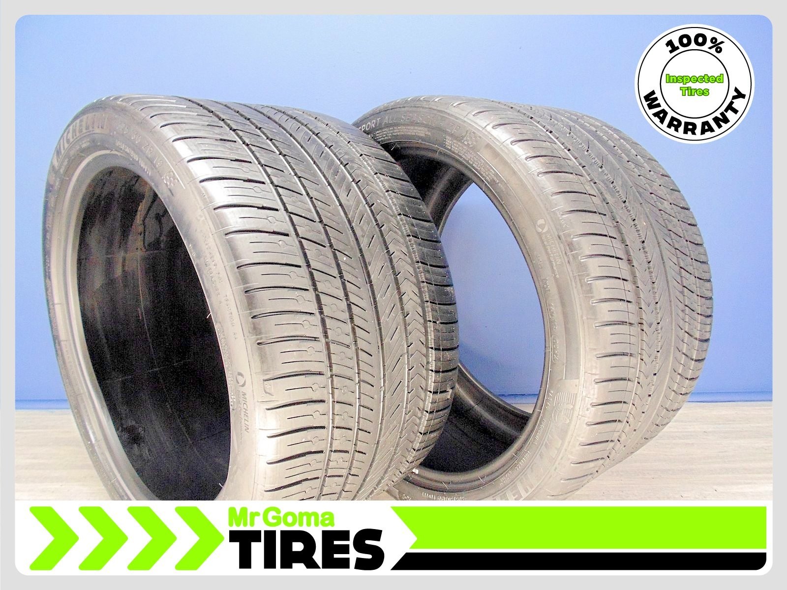 2 MICHELIN PILOT SPORT A/S 4 ZP RFT 325/30ZR19 USED TIRES 7.5/32 TREAD RUN FLAT