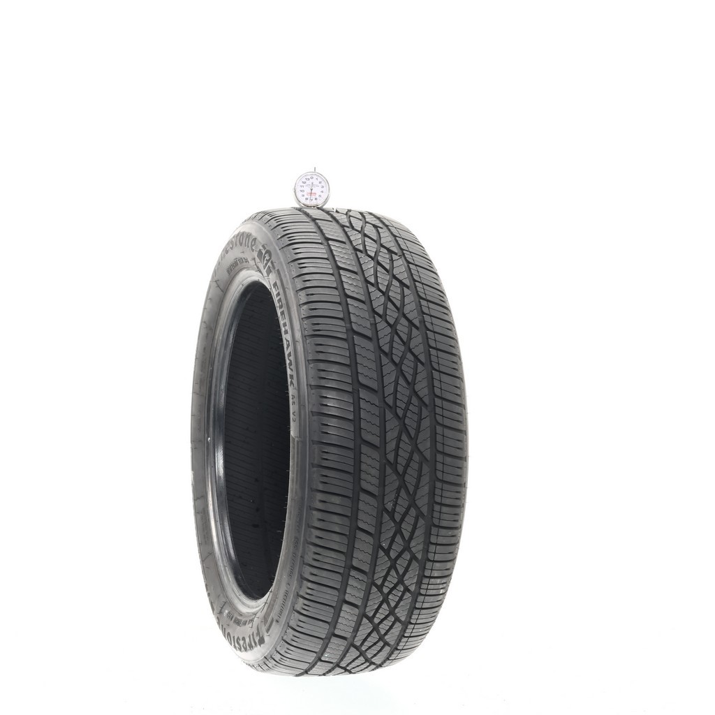 Set of (4) Used 215/50R17 Firestone Firehawk AS V2 95W – 6.5-7/32