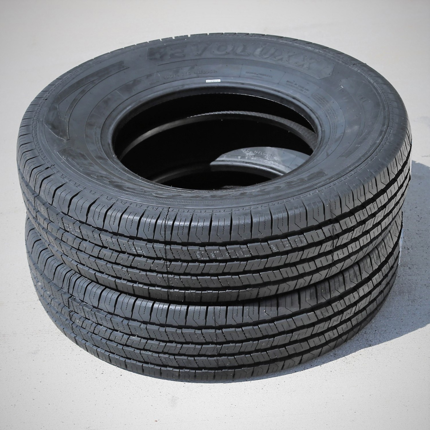 2 Tires Evoluxx Rotator H/T 195/75R16 Load D 8 Ply Van Commercial