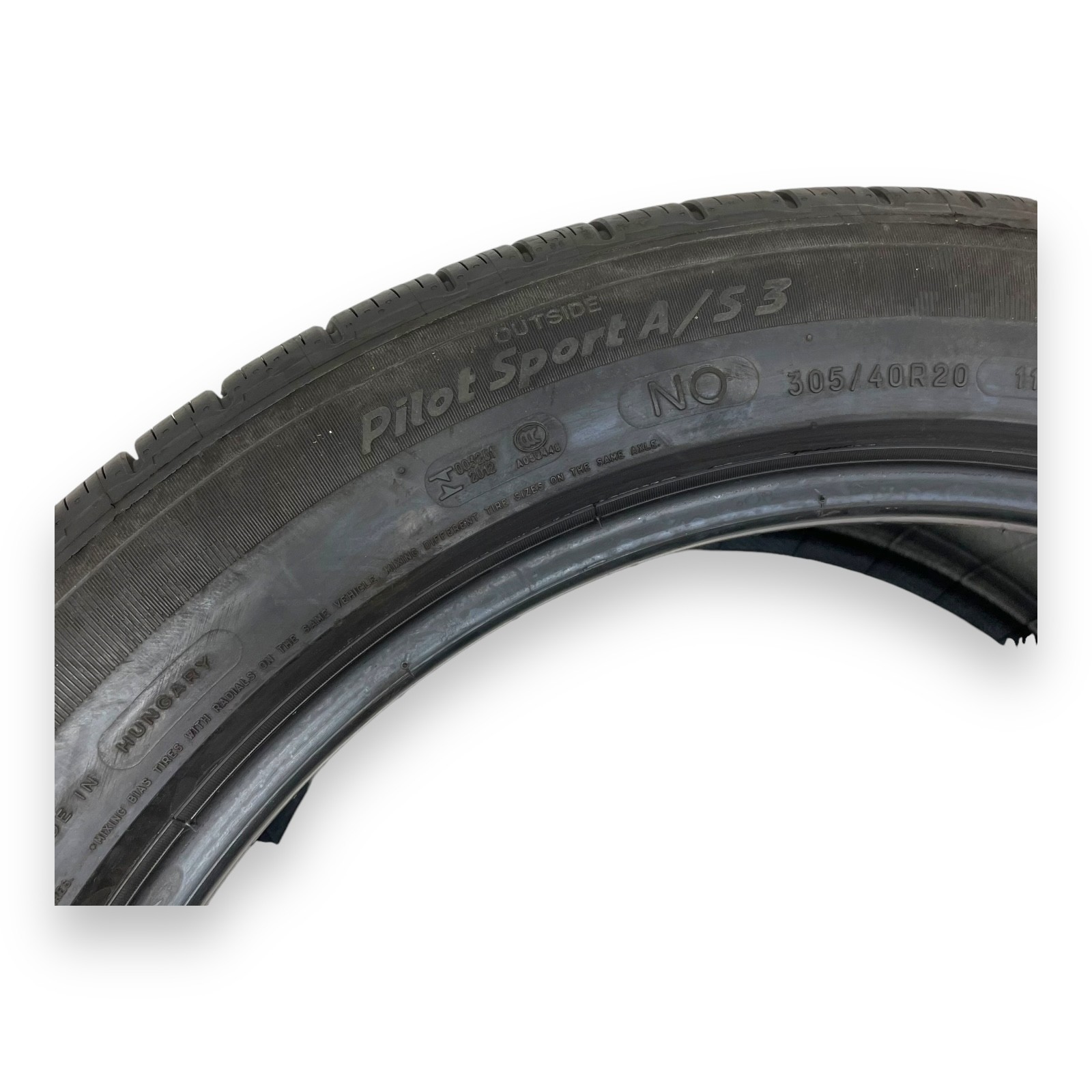 1 Used P305/40R20 Michelin Pilot Sport A/S 3 OEM