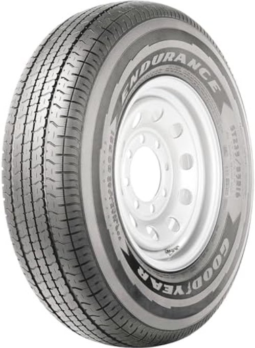 Durable ST205/75R14 Non-Directional Trailer Tire – Scuff Guard Enhancements