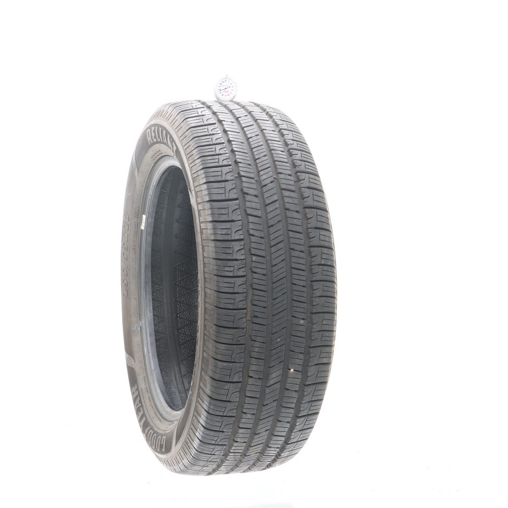 Set of (4) Used 255/55R20 Goodyear Reliant All-season 110V – 9.5-11/32