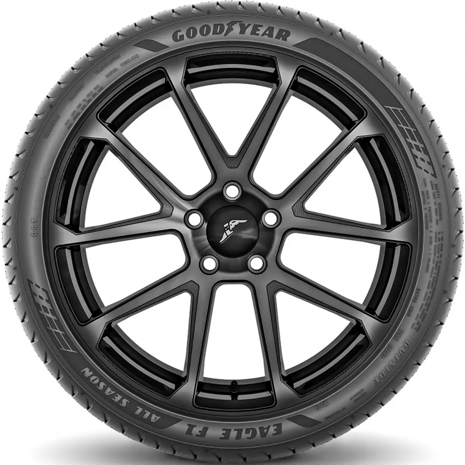 2 Tires 275/35R18 ZR 99Y XL Goodyear Eagle F1 All-Season AS A/S High Performance