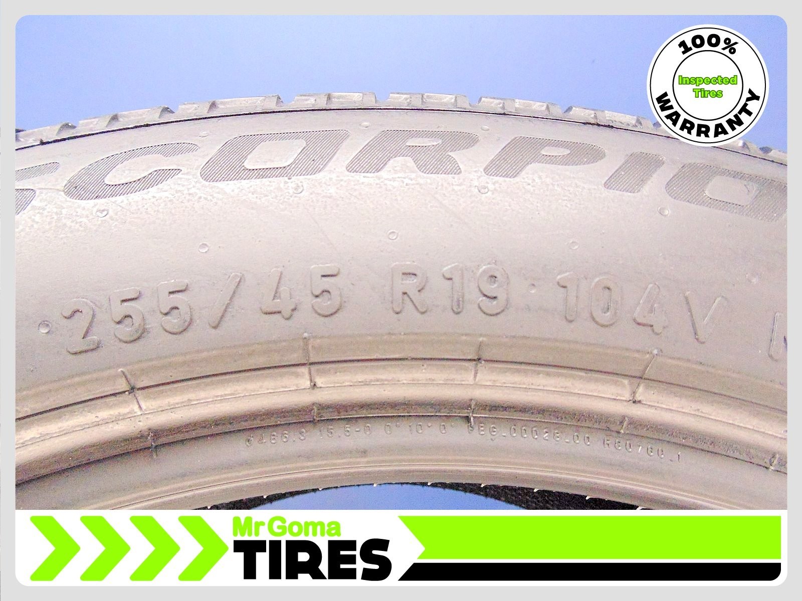 4 PIRELLI SCORPION TM MS T0 ELECT PNCS 255/45R19 USED TIRES 7.3/32 TREAD 2554519