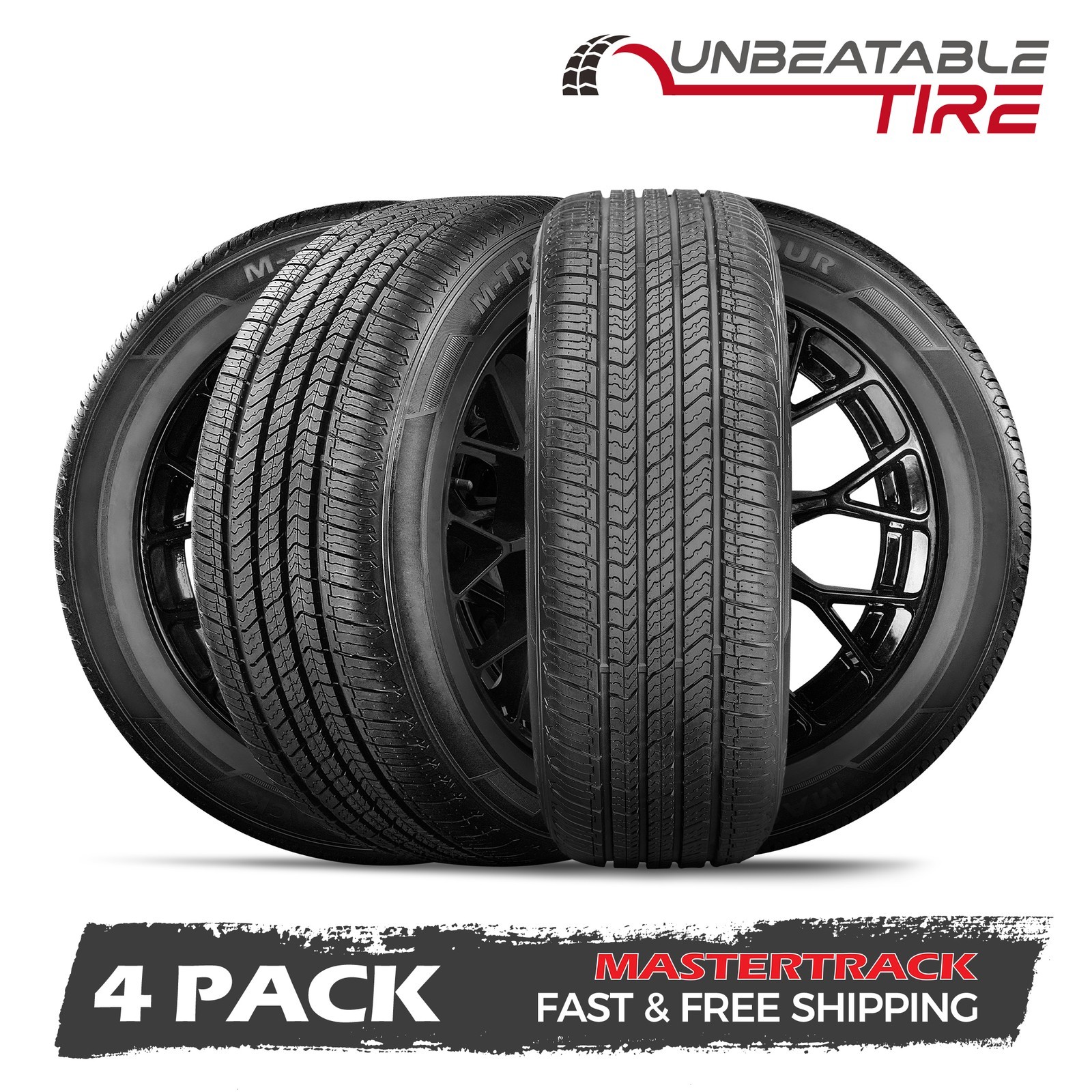 Set of 4 Mastertrack M-TRAC TOUR 225/60R16 98H High Performance Passenger Tires
