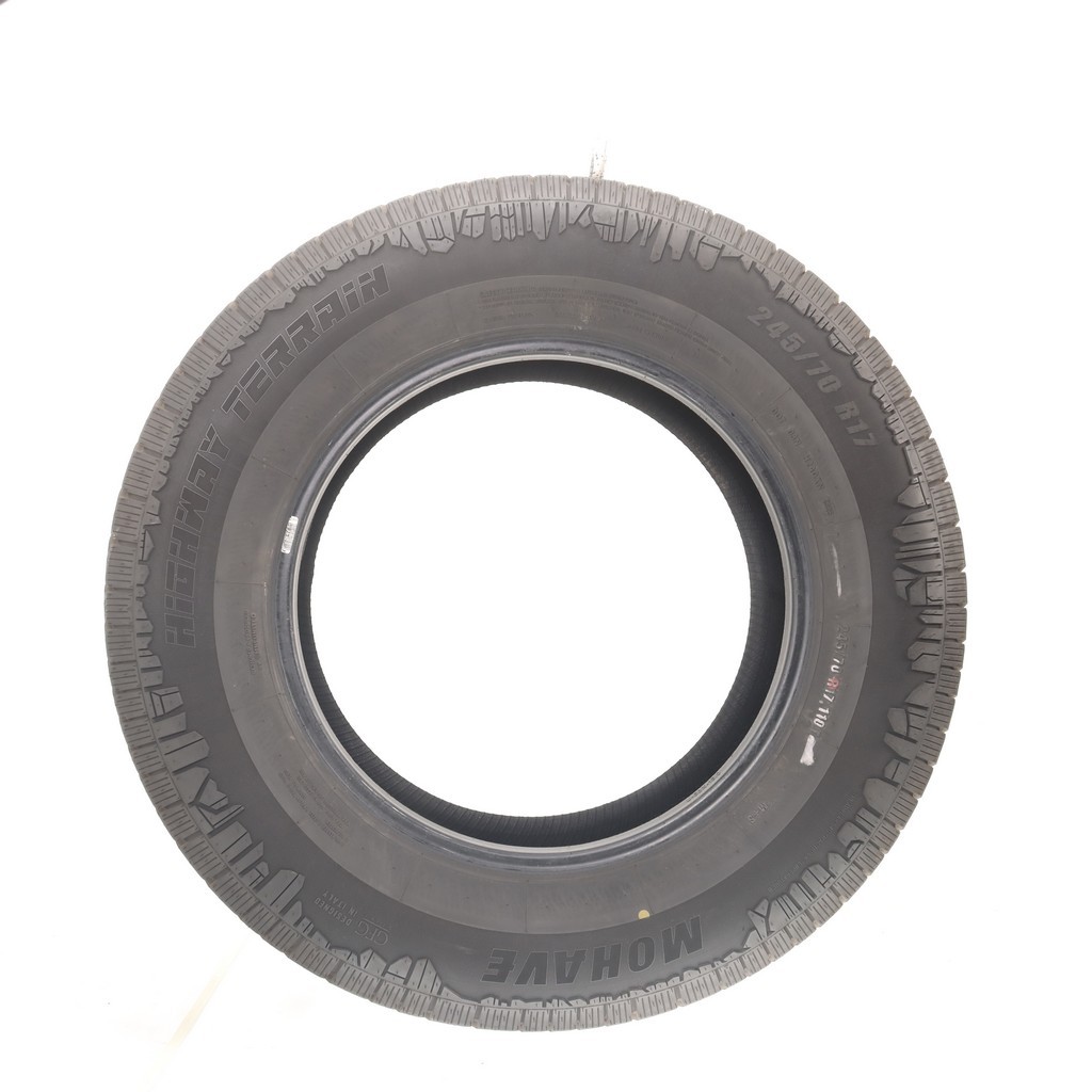 Set of (4) Used 245/70R17 Mohave Highway Terrain 110T – 9.5-11/32