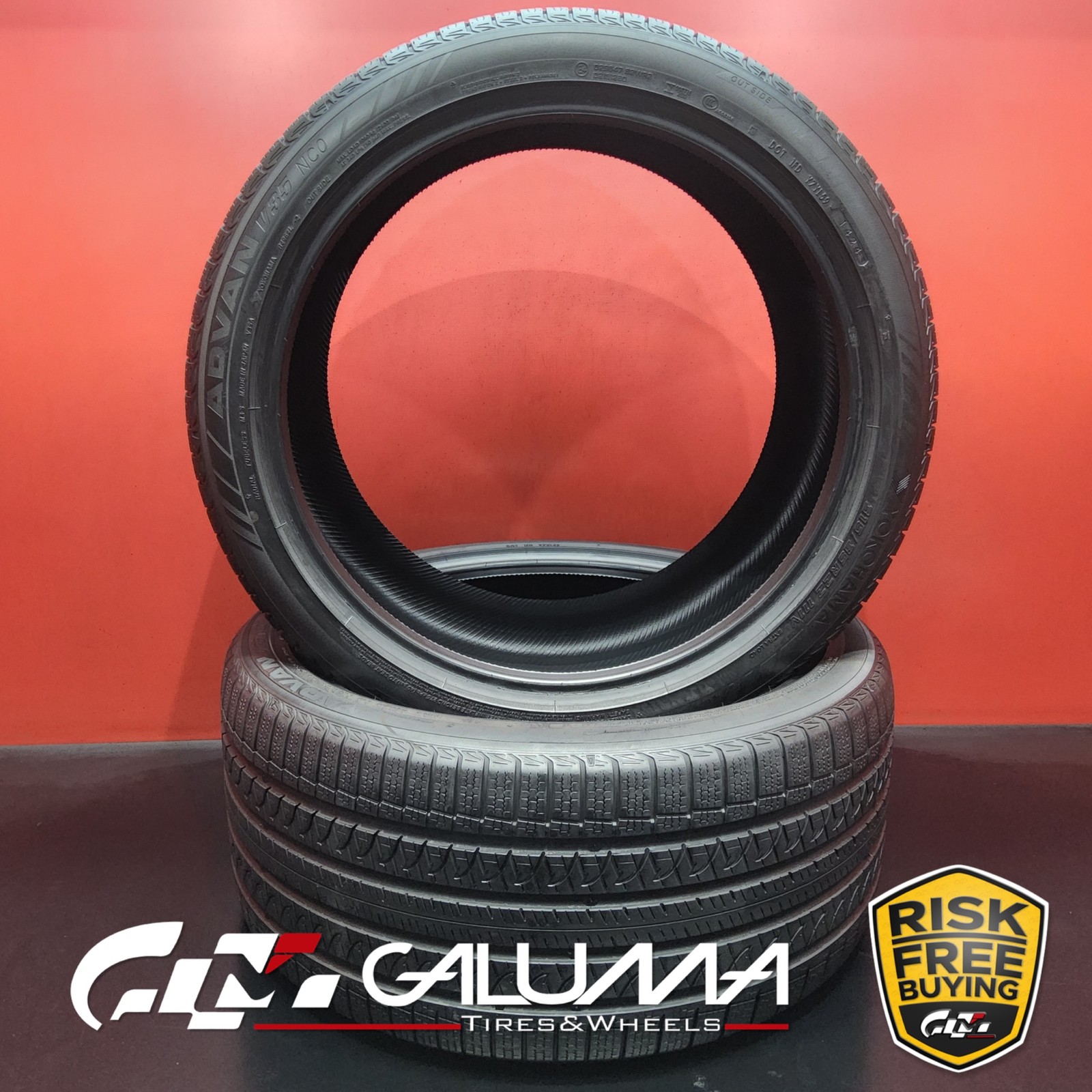 Set of 2 Tires Yokohama Advan V35A 315/35R22 315/35/22 3153522 111V XL #88733