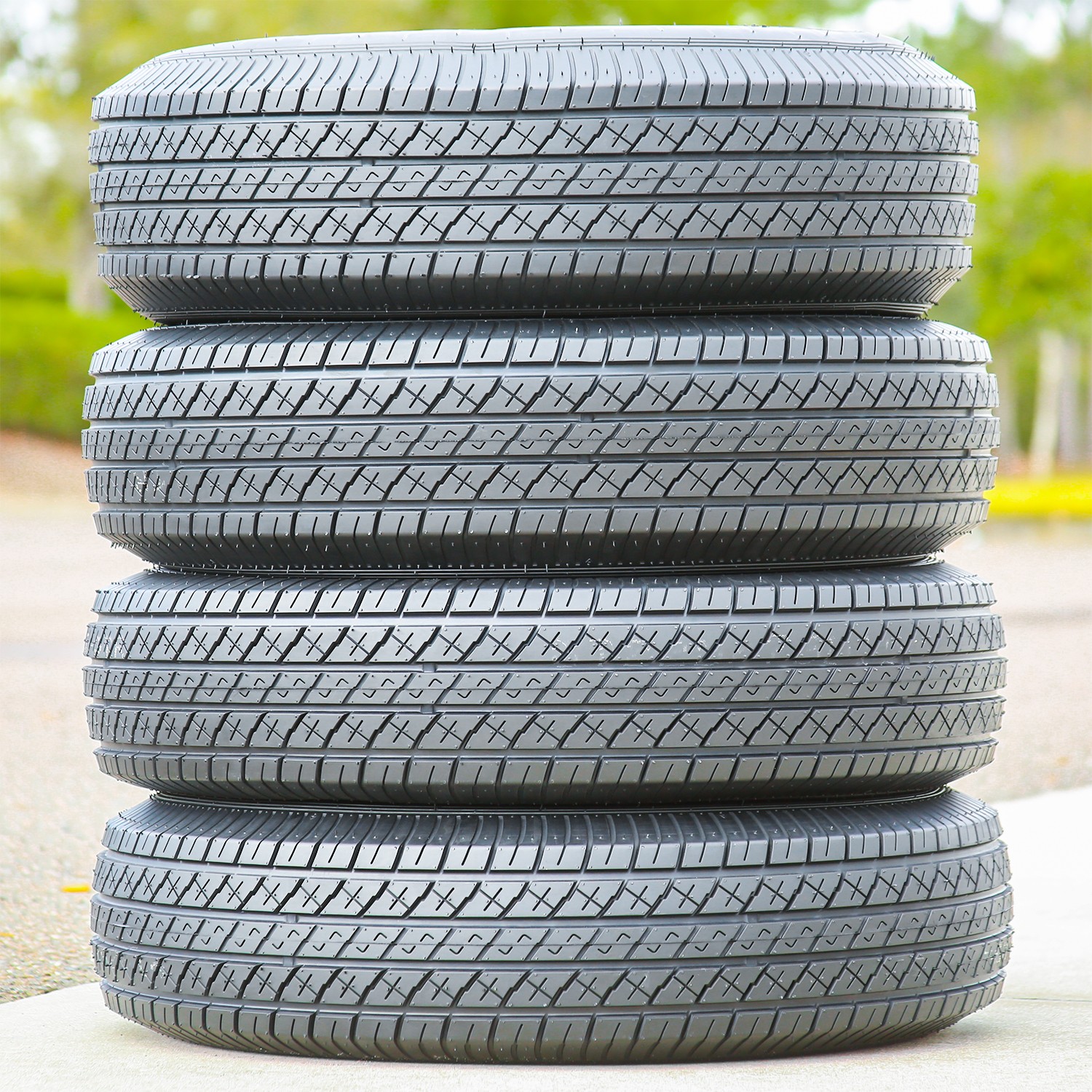 Tire ST 205/75D15 101/97L Load C 6 Ply Transeagle TE898 Trailer