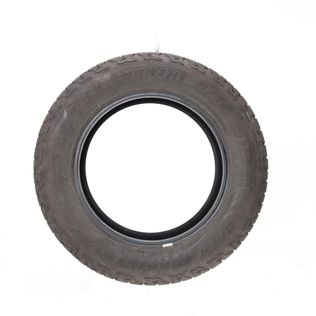 Set of (4) Used 225/65R17 DeanTires Back Country A/T2 102H – 7-8.5/32