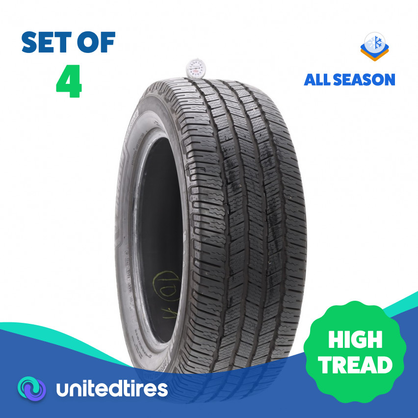 Set of (4) Used 275/55R20 Michelin Defender LTX M/S 2 117T – 10-12/32 (19922)