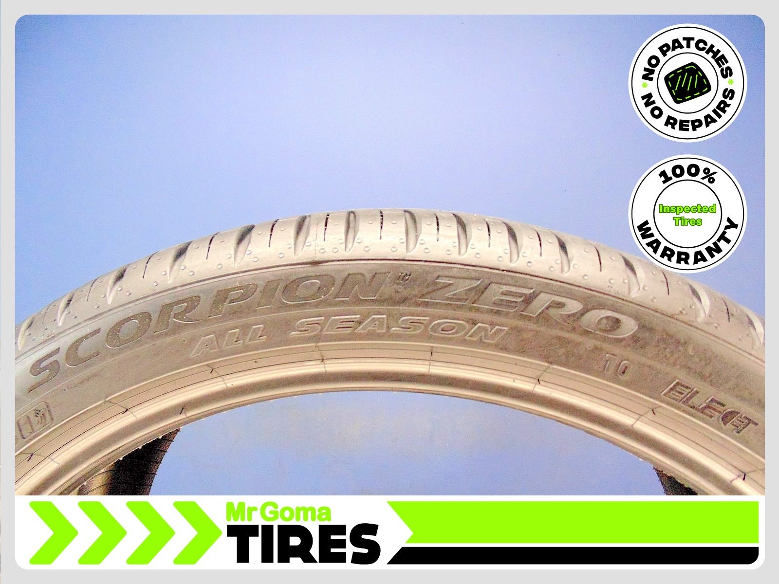 1 PIRELLI SCORPION TM ZERO A/S TO ELECT PNCS 285/35R22 USED TIRE 7.3/32 2853522