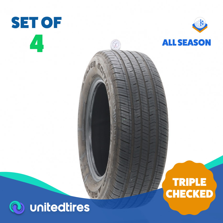 Set of (4) Used 235/65R17 Arizonian Silver Edition 104H – 7.5-8/32