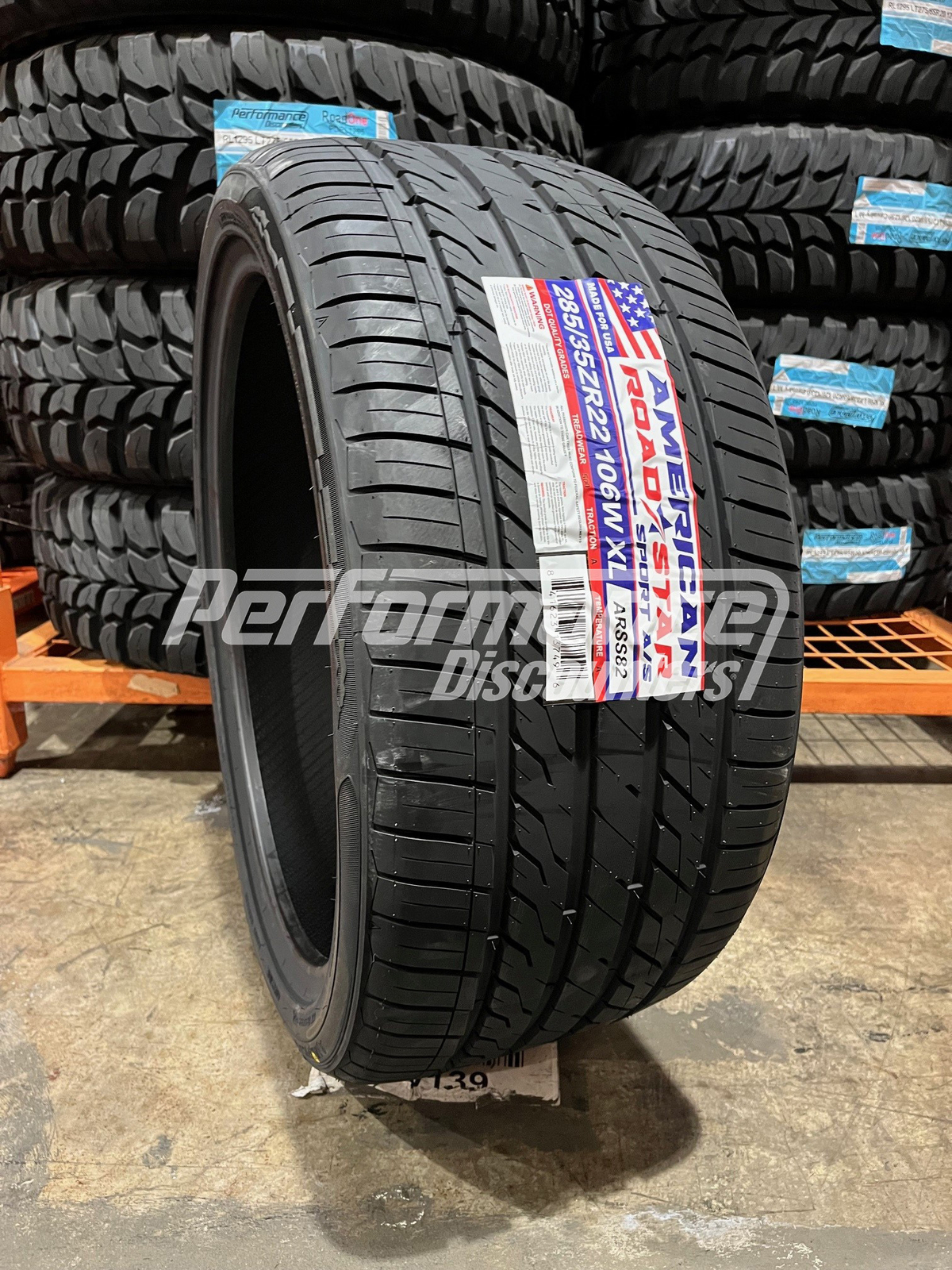 2 New American Roadstar Sport AS Tires 285/35R22 106W SL BSW 285 35 22 2853522