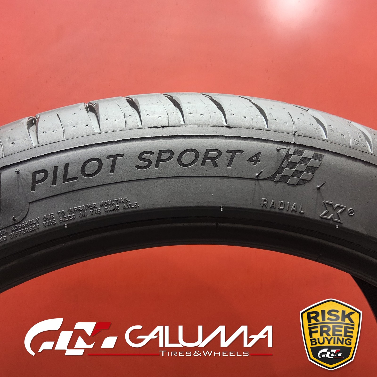 1 Tire LikeNEW Michelin Pilot Sport 4 (Acoustic) AO XL 255/40R20 255/40/20 96046