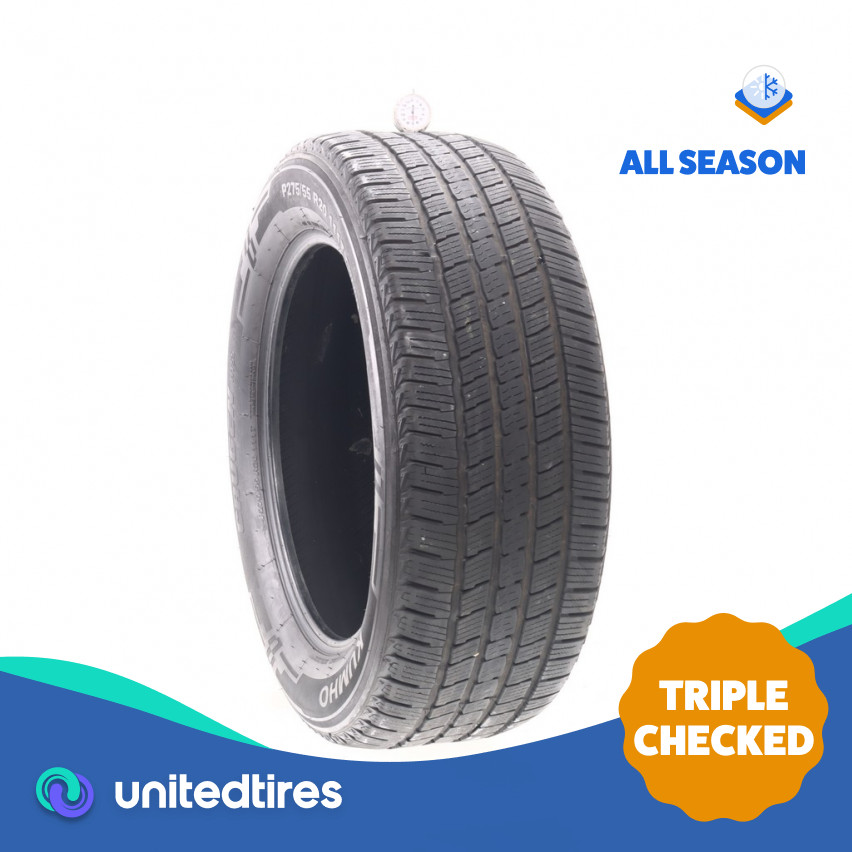 Used 275/55R20 Kumho Crugen HT55 111T – 7/32