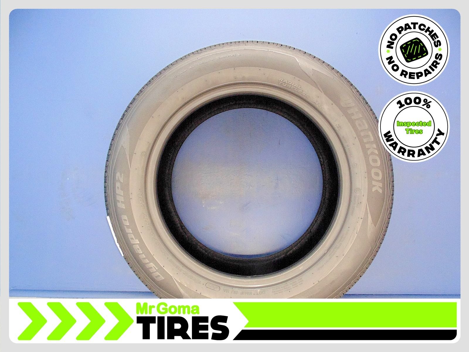 1 HANKOOK DYNAPRO HP2 KONTROL 225/60R17 USED TIRE 7.0/32 TREAD 99H 2256017