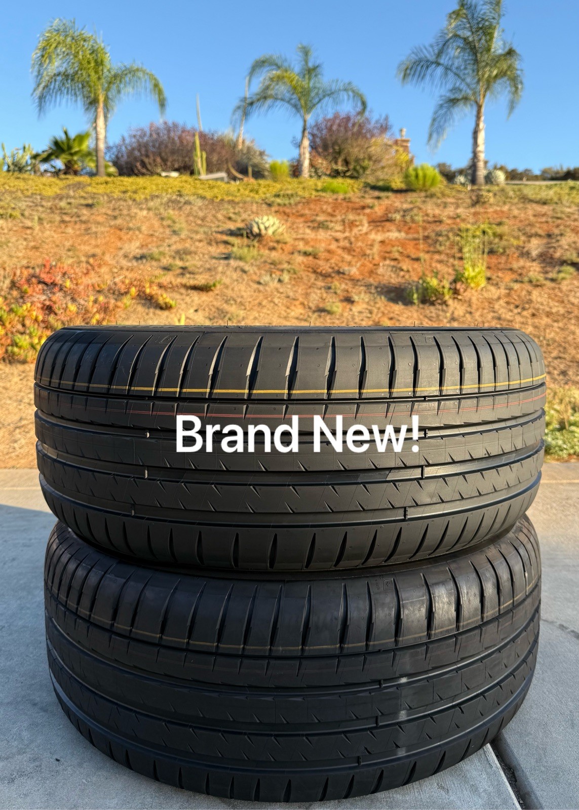 TWO BRAND NEW 265/45R20 110Y Michelin Pilot Sport EV Noise Cancelling Foam Tires