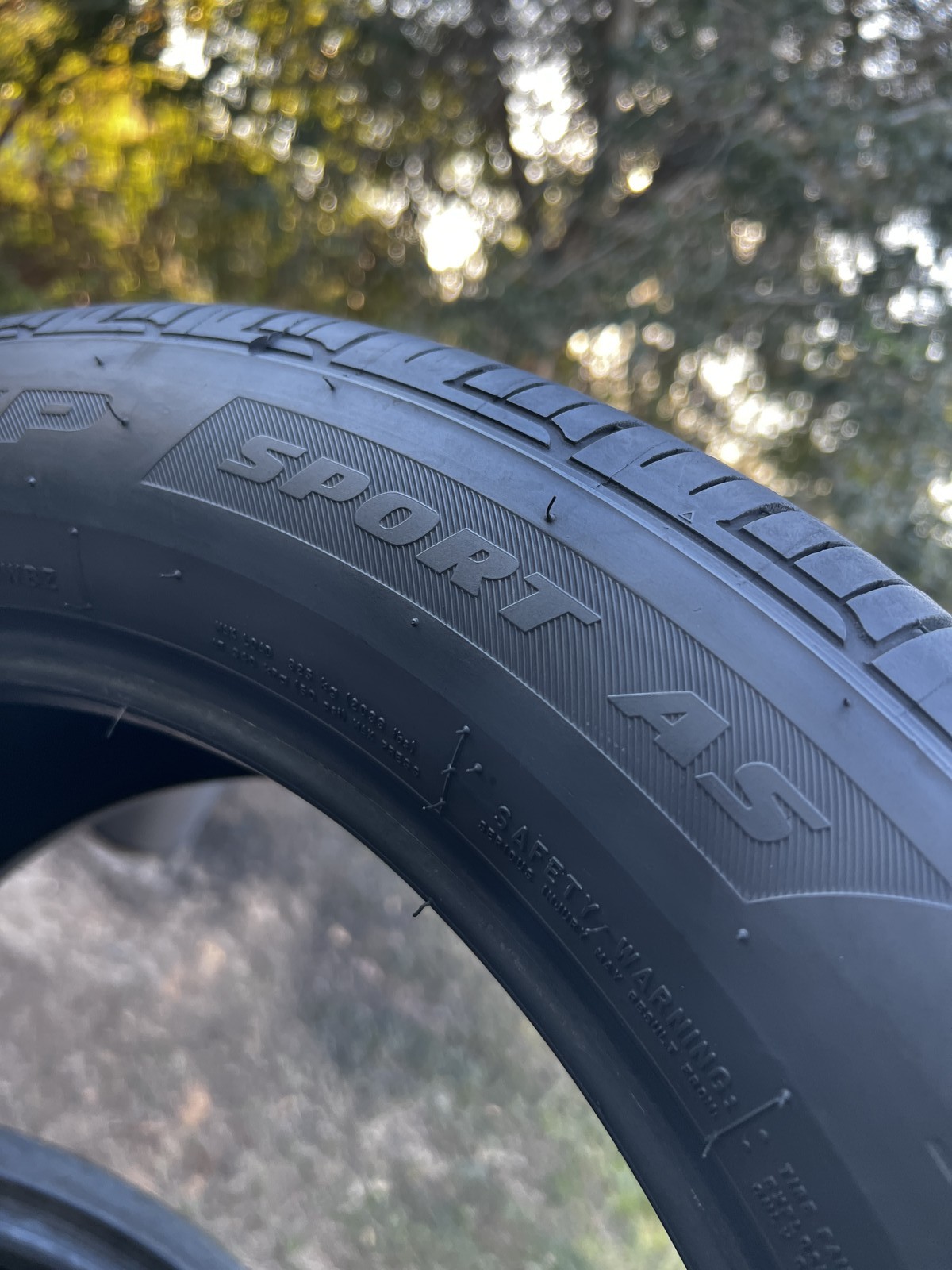 1 Tire Bridgestone Dueler H/P Sport AS RFT ★ BMW 245/50R19 105H DOT.4623 8/32