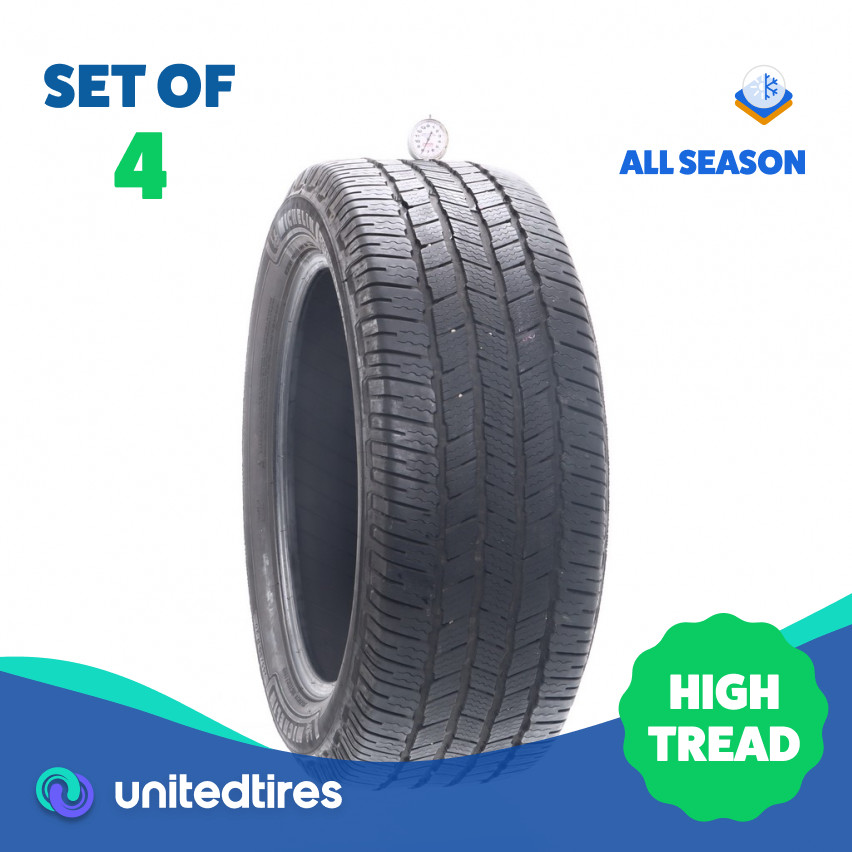 Set of (4) Used 265/50R20 Michelin Defender LTX M/S 2 111H – 8-10/32
