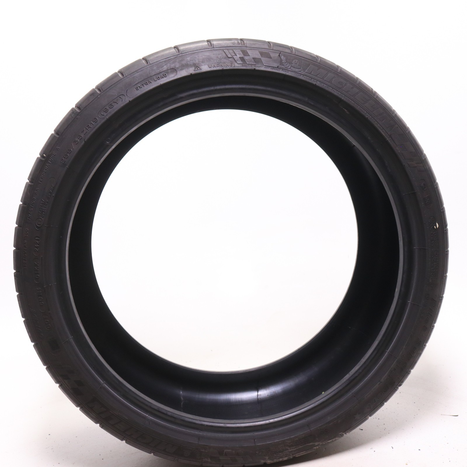 Set of 2 Used 255/35ZR19 Michelin Pilot Super Sport – 96Y – 8-9/32