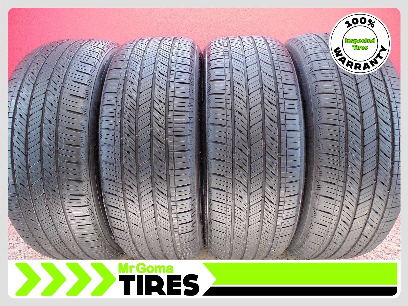 4 BRIDGESTONE ALENZA SPORT A/S 235/50R21 USED TIRES 7.2/32 TREAD 101V 2355021