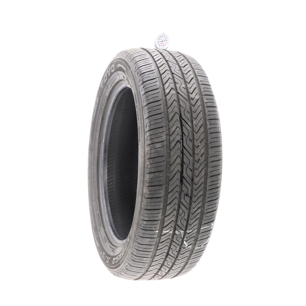 Set of (4) Used 235/55R19 Toyo Extensa A/S II 101H – 9.5-11/32
