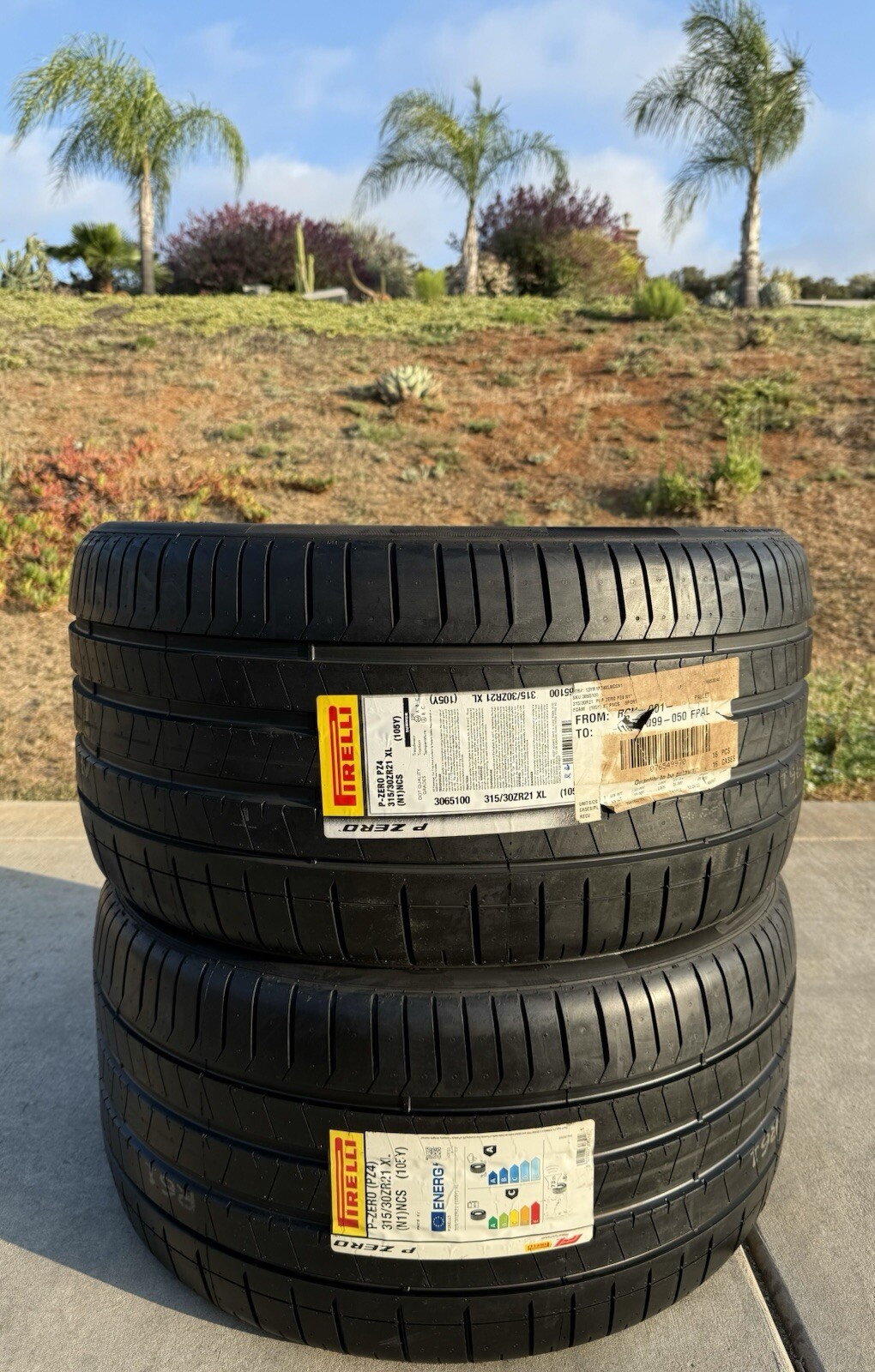 TWO BRAND NEW 315/30ZR21 (105Y) Pirelli P Zero PZ4 Sport N1 Porsche PNCS Tires