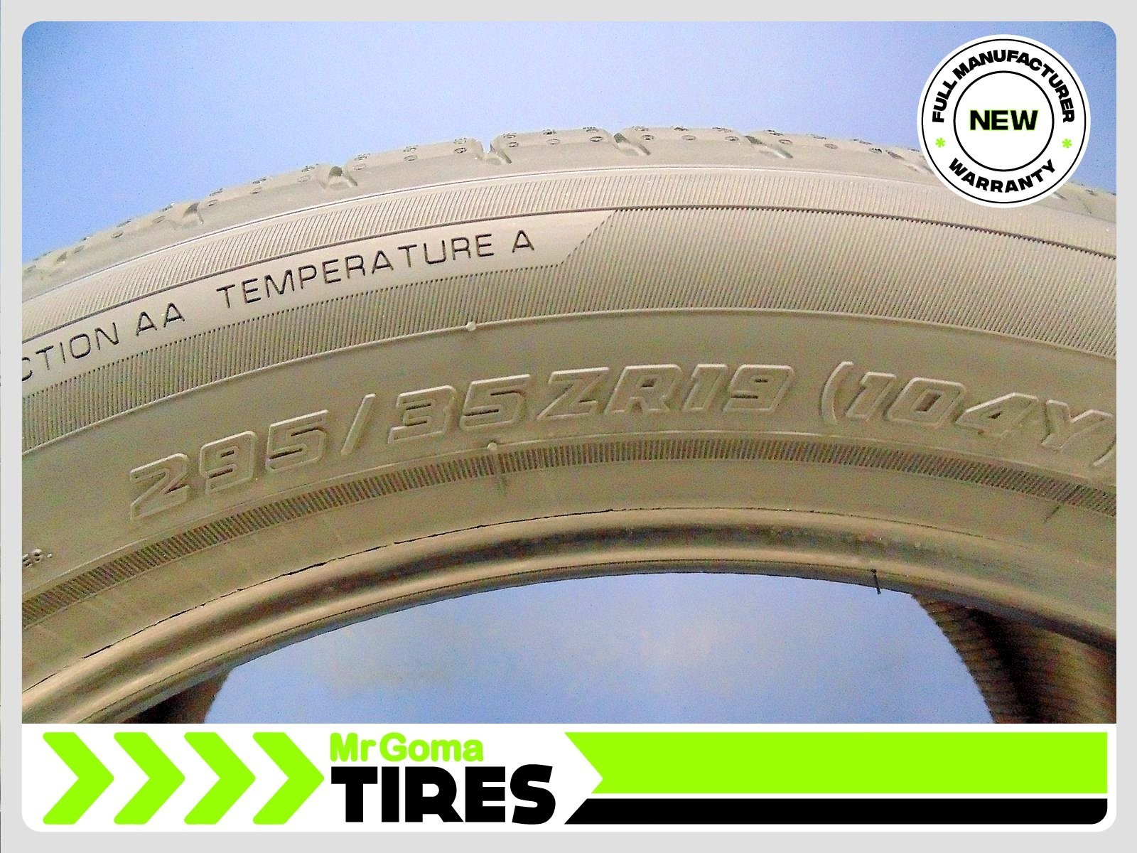 2 BRAND NEW 295/35ZR19 YOKOHAMA ADVAN SPORT V107 MO1 XL 104Y MERCEDES 2953519