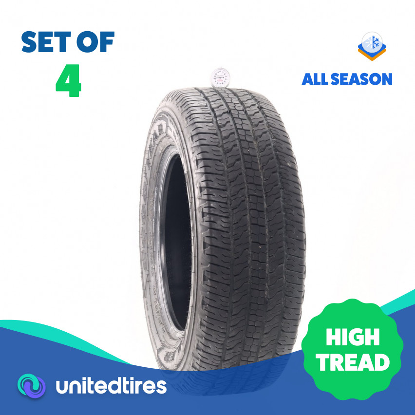 Set of (4) Used 255/65R17 Goodyear Wrangler Fortitude HT 110T – 10/32