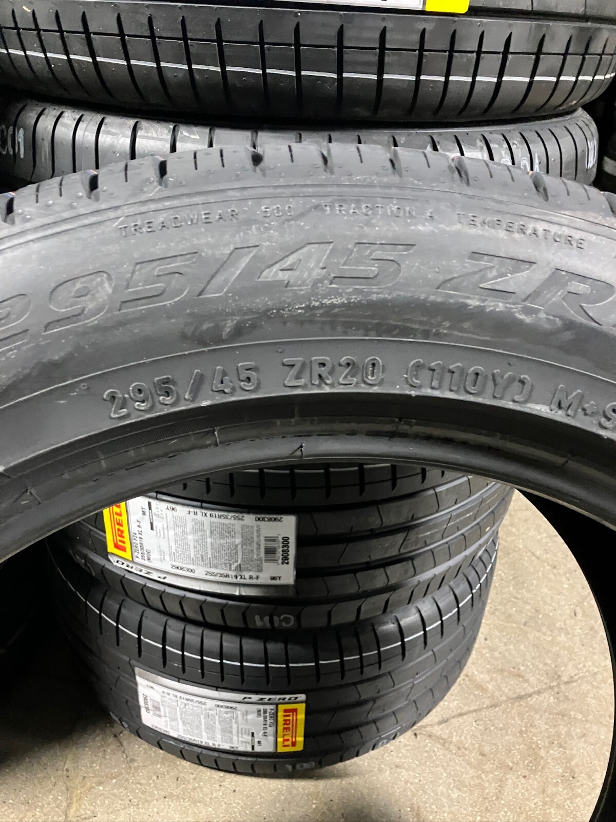 2 New 295 45 20 Pirelli Scorpion Zero A/S Run Flat Tires