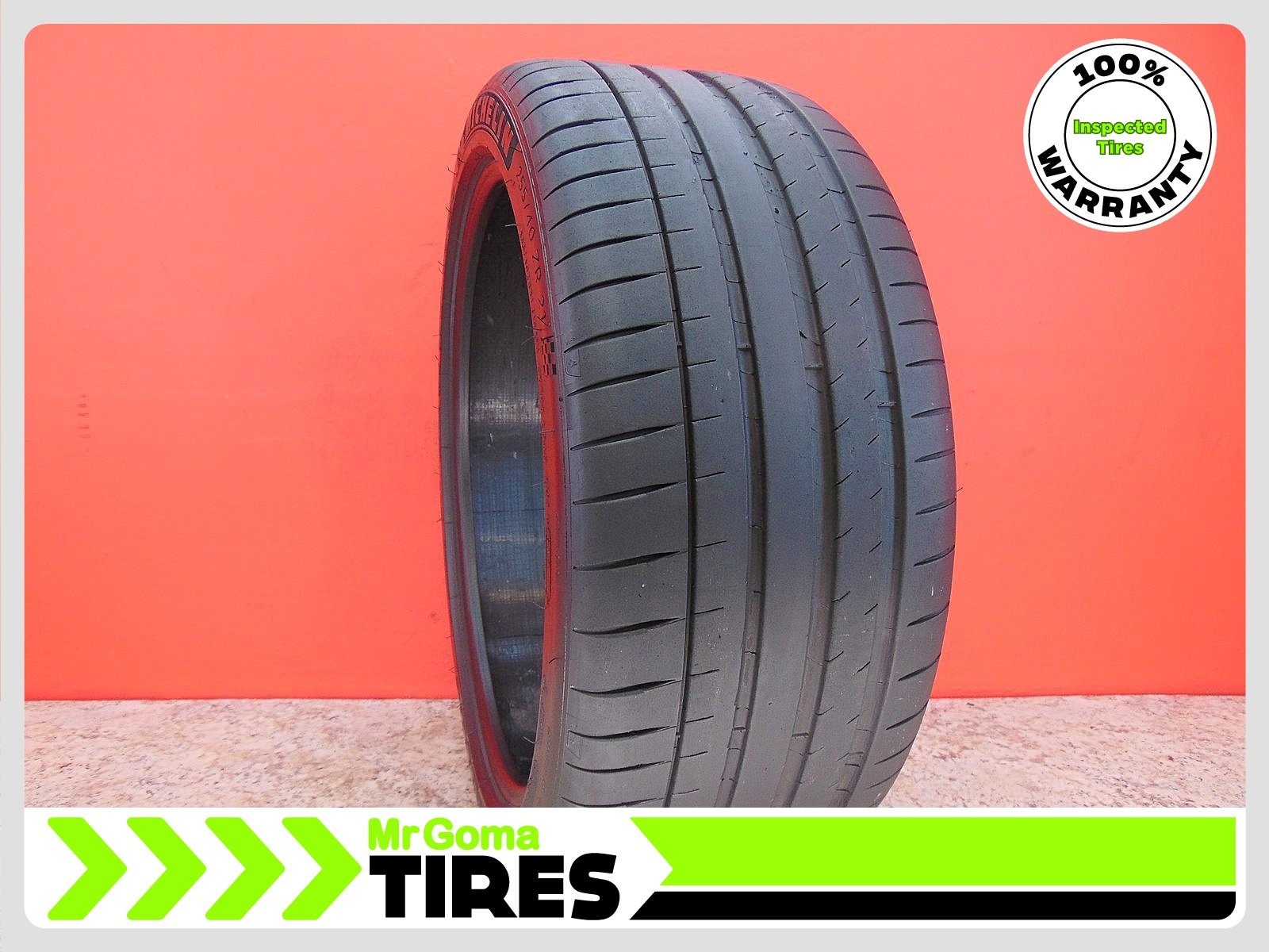 1 MICHELIN PILOT SPORT 4S XL 255/40ZR21 USED TIRE 7.3/32 TREAD 102Y 2554021