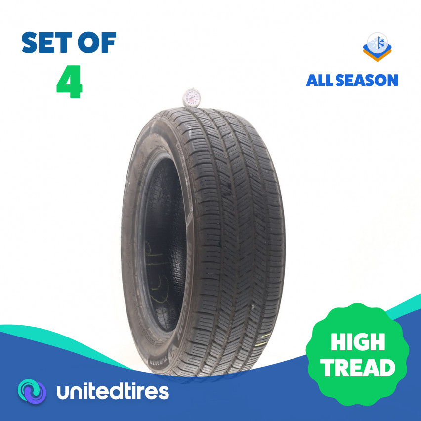 Set of (4) Used 235/60R18 Bridgestone Turanza EverDrive ENLITEN – 9.5-10.5/32