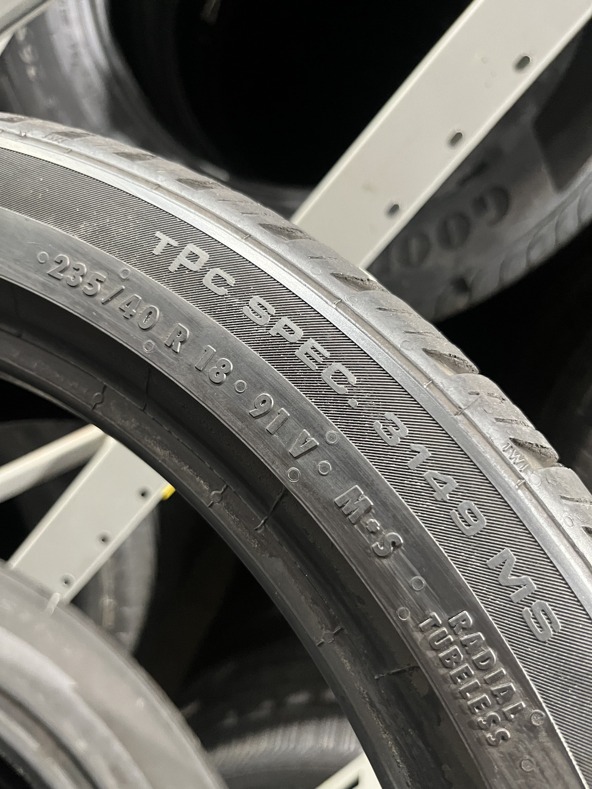 1 Tire Continental ProContact RX SSR TPC 235/40R18 91V DOT.0724 8/32 No Patch